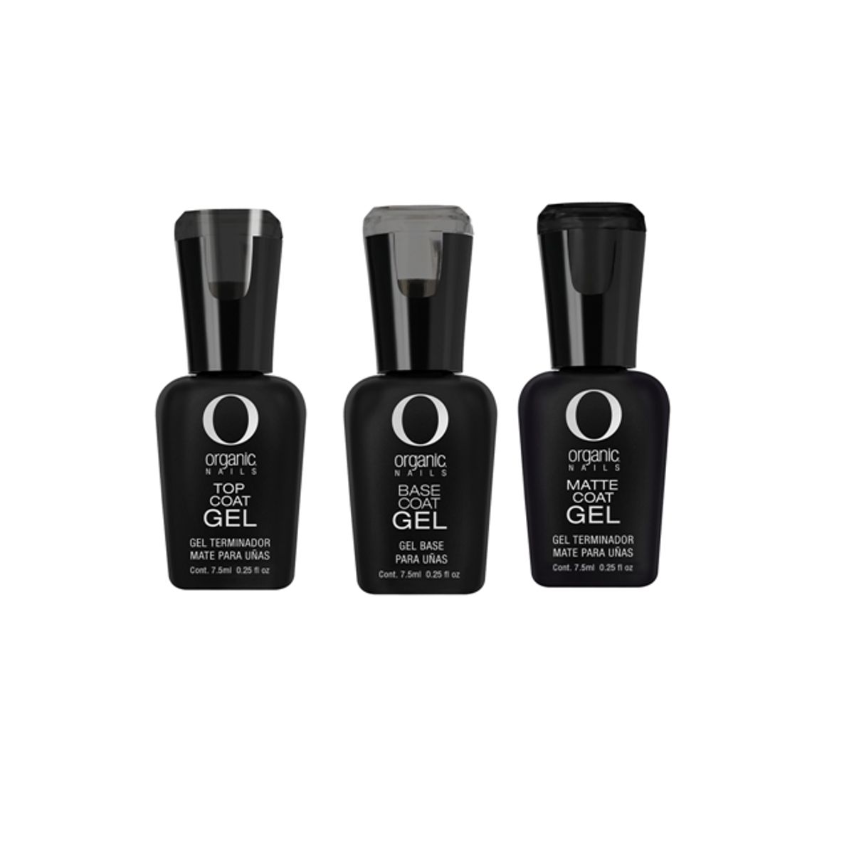 ORGANIC NAILS - BASE 7.5 ML & TOP COAT 7.5 ML & MATTE 7.5 ML ORGANIC NAILS