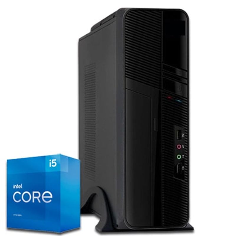 COMPU ELITE - Mini Pc Armado Slim Intel i5 11400 6-core + H510 + 8GB DDR4 + SSD 240GB