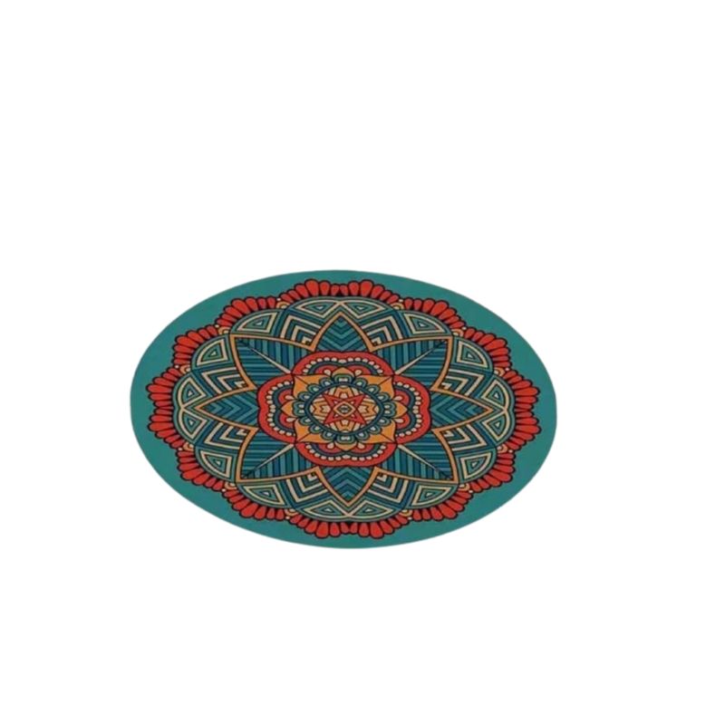 GENERICO - Alfombras Redondas Antideslizantes Diseño 3D 150x150cm