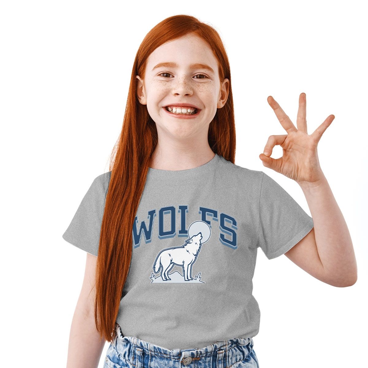 GENERICO - Polera Niño FANShirt Niño Letras Wolf 611 M/Corta