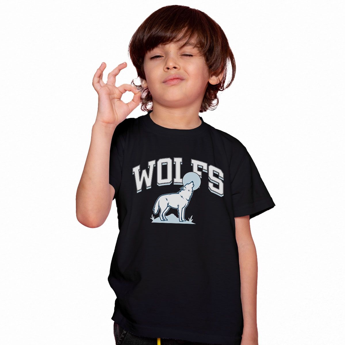 GENERICO - Polera Niño FANShirt Niño Letras Wolf 611 M/Corta