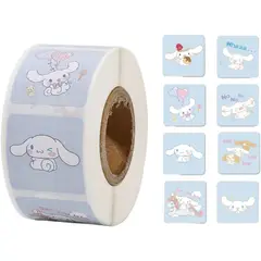GENERICO - Rollo Sticker 500 Unidades Cinnamoroll