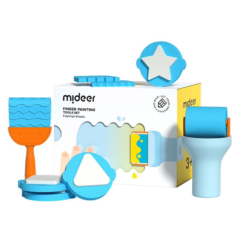 MIDEER - Set De Herramientas Para Pintura De Dedos