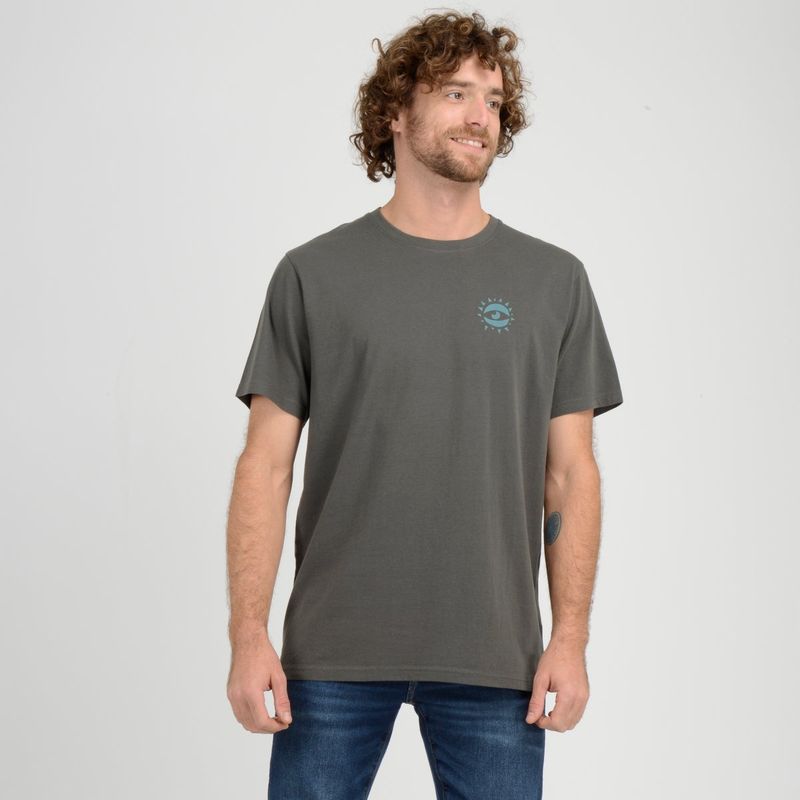 O'NEILL - POLERA MANGA CORTA SUMMER  GRIS OSCURO