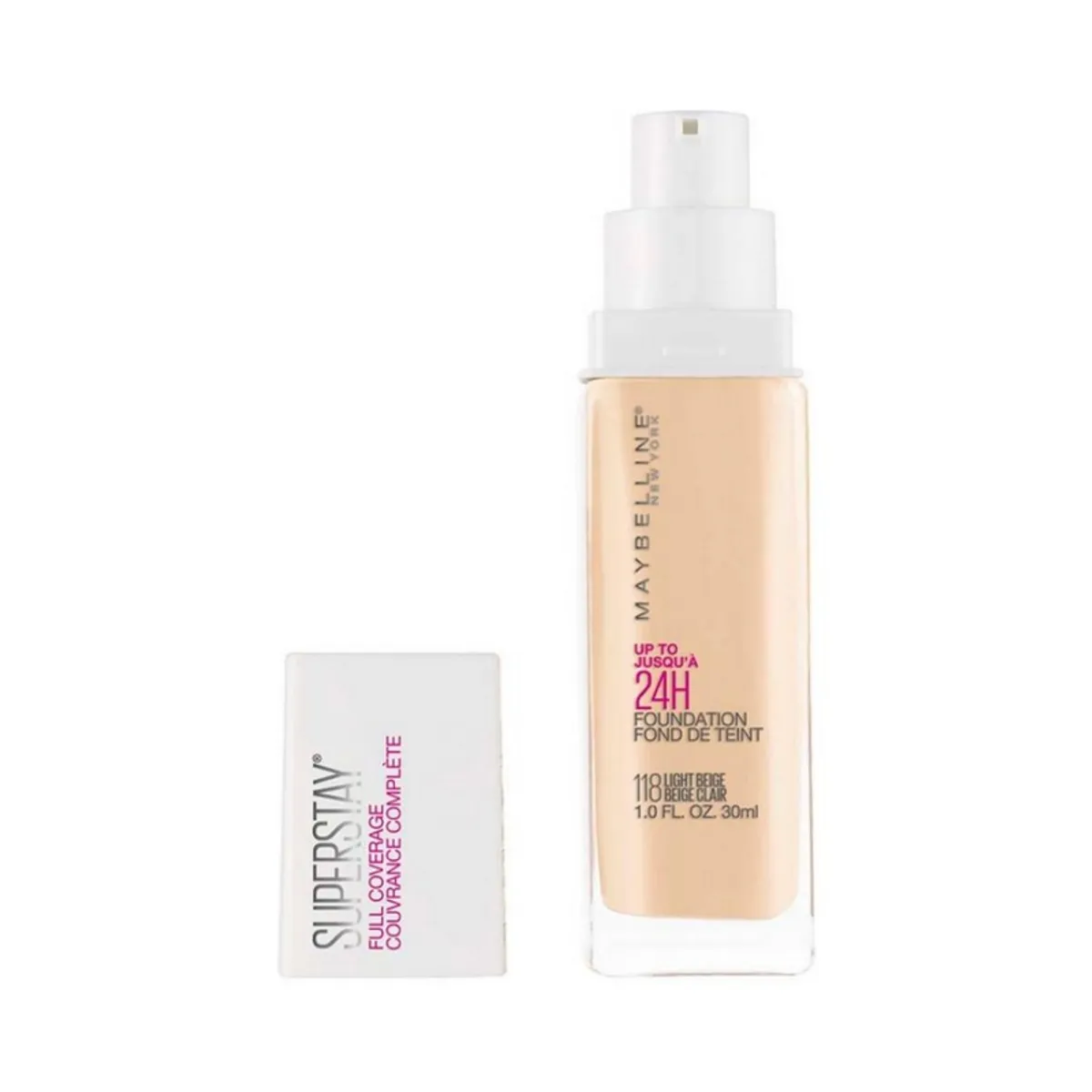 MAYBELLINE - Base Maybelline Superstay 118 Light Beige.