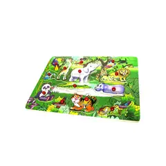 GENERICO - Tabla Didáctica de Encaje con diseño de Jungla