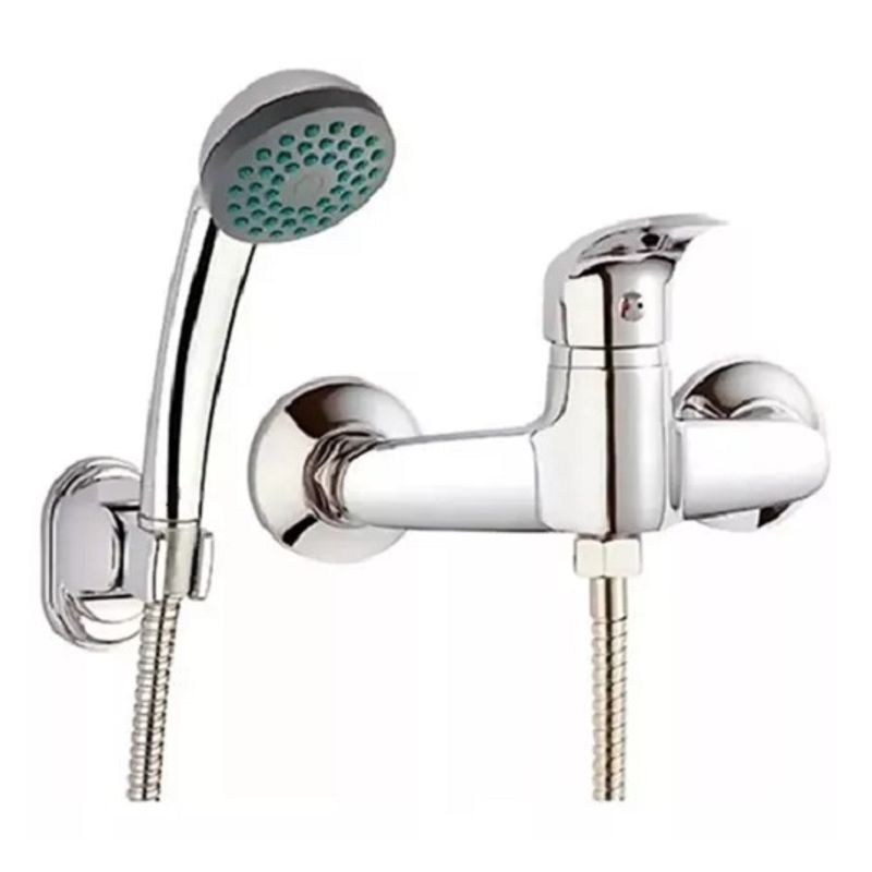 GENERICO - Llave Monomando Tina Ducha Regulable Acero Cromado Calidad XB1102Y
