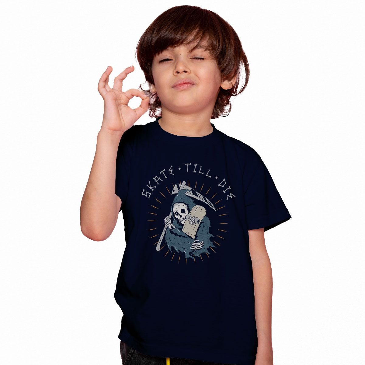 GENERICO - Polera Niño FANShirt Niño Bagú Skate Till Die 177 M/Corta