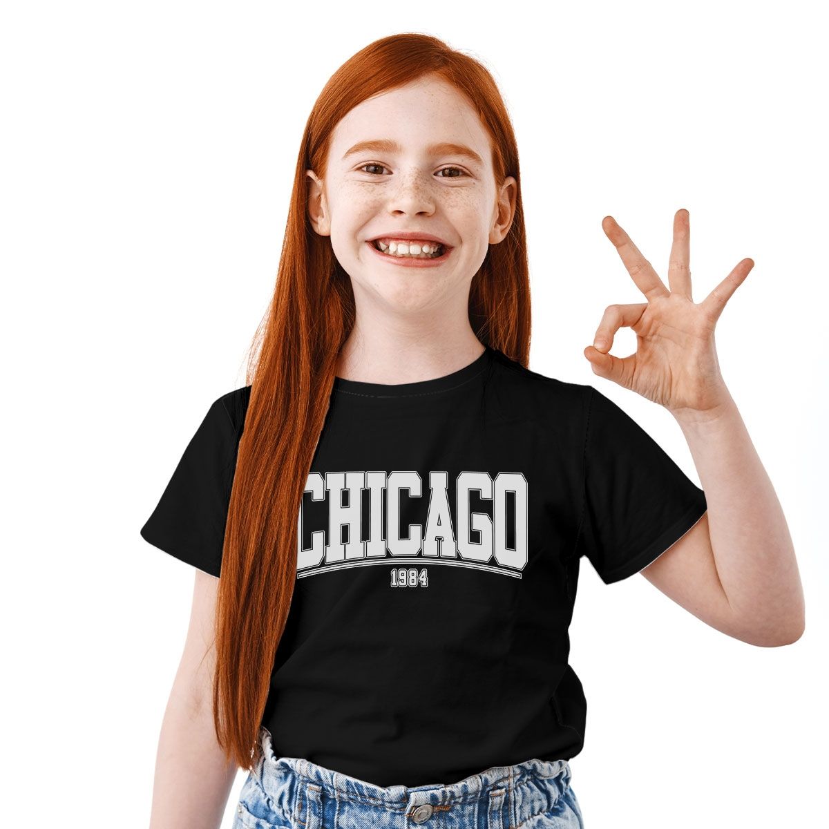 GENERICO - Polera Niño FANShirt Niño Bagú Letras Chicago 1994 599 M/Corta
