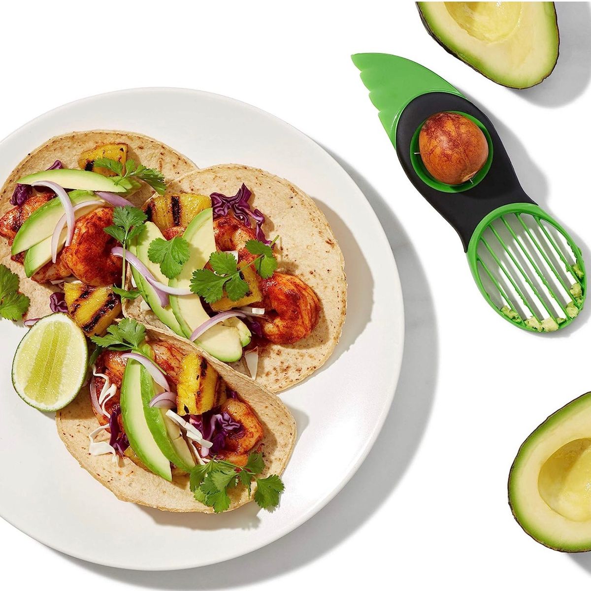 GENERICO - Pelador De Palta 3 En 1, Excelente Calidad