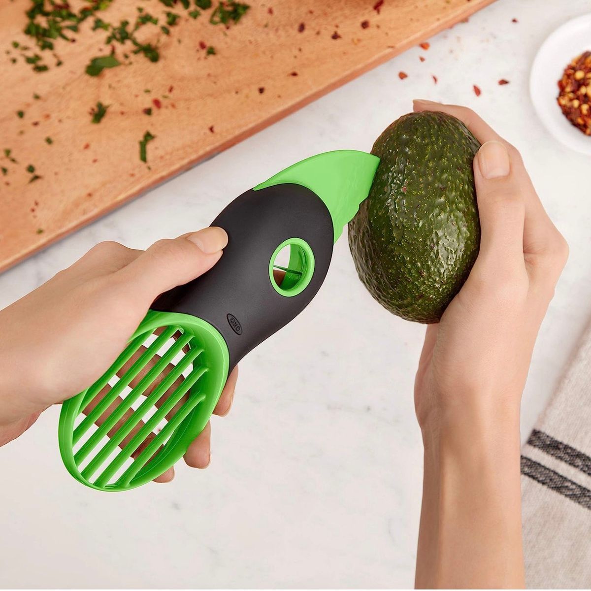 GENERICO - Cortador De Palta 3 En 1, Excelente Calidad Pack Triple!!!