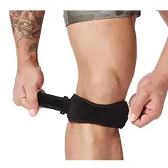 GENERICO - Rodillera Menisqueras Con Soporte Rotuliano Ajustable