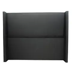 GENERICO - Respaldo para Cama 2 plazas lino gris oscuro