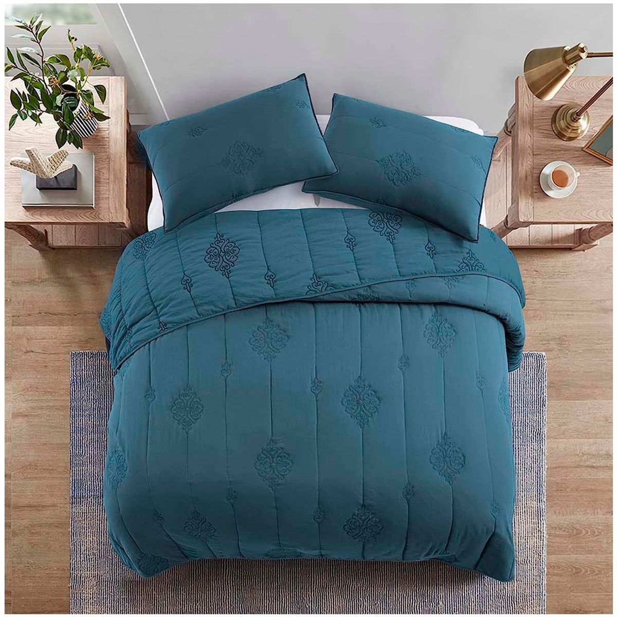 GENERICO - Cubrecama de Algodon MandalaA 2 plazas.