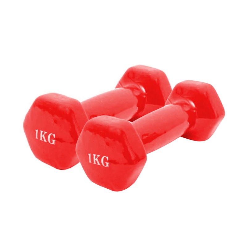 GENERICO - Pack 2 Mancuernas de 1 kilo C/U