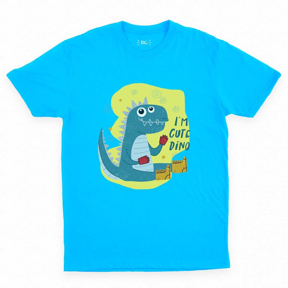 GENERICO - Polera Niño DTF Bagú Cute Dino 623 M/Corta