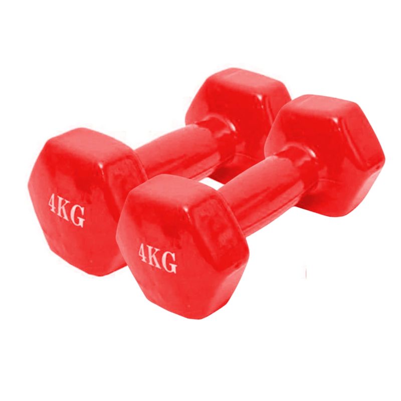 GENERICO - Pack 2 Mancuernas de 4 Kilos C/U