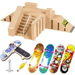 EVERSO - Set 4 Mini Juego Skate Para Dedos Patineta + Accesorios