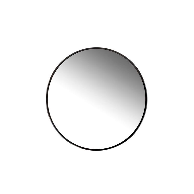 VGO - Espejo circular metalico negro