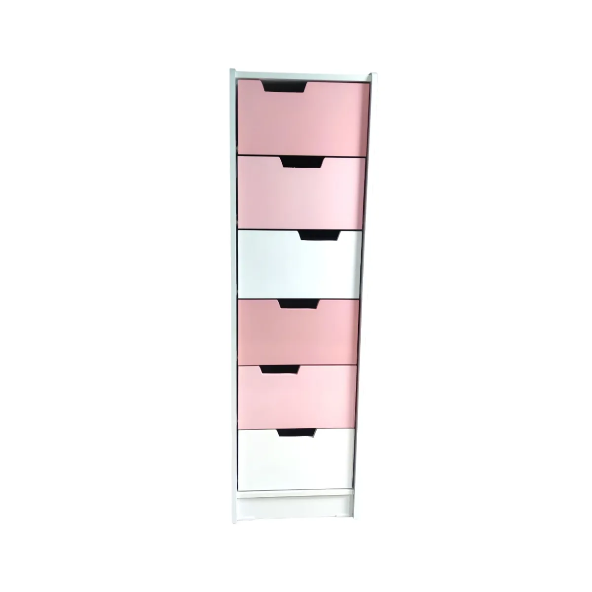 MUEBLES KIDS - Cajonera SLIM 6 cajones rosa kandoo