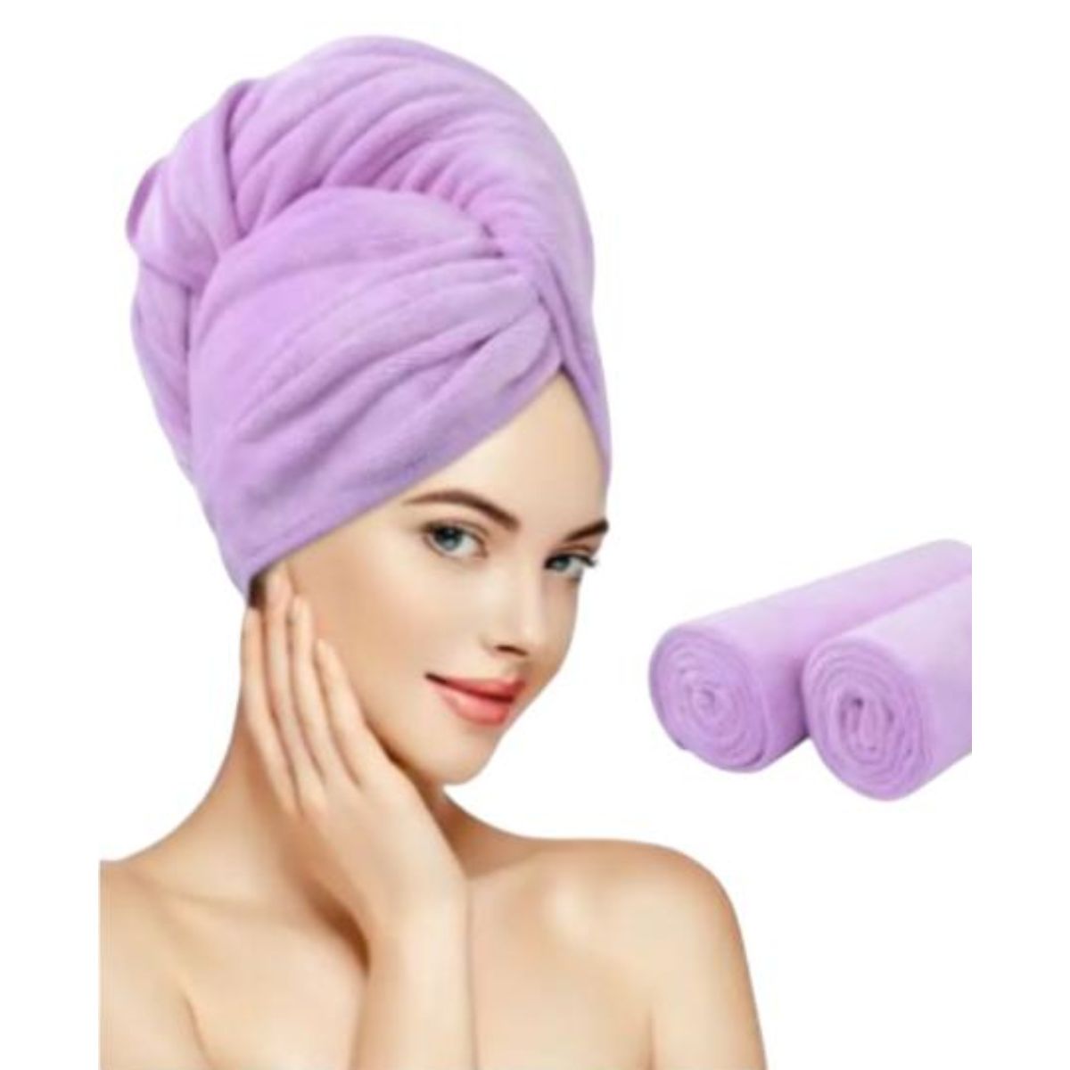 OEM - GORRO DE BAÑO MICROFIBRA PARA EL CABELLO