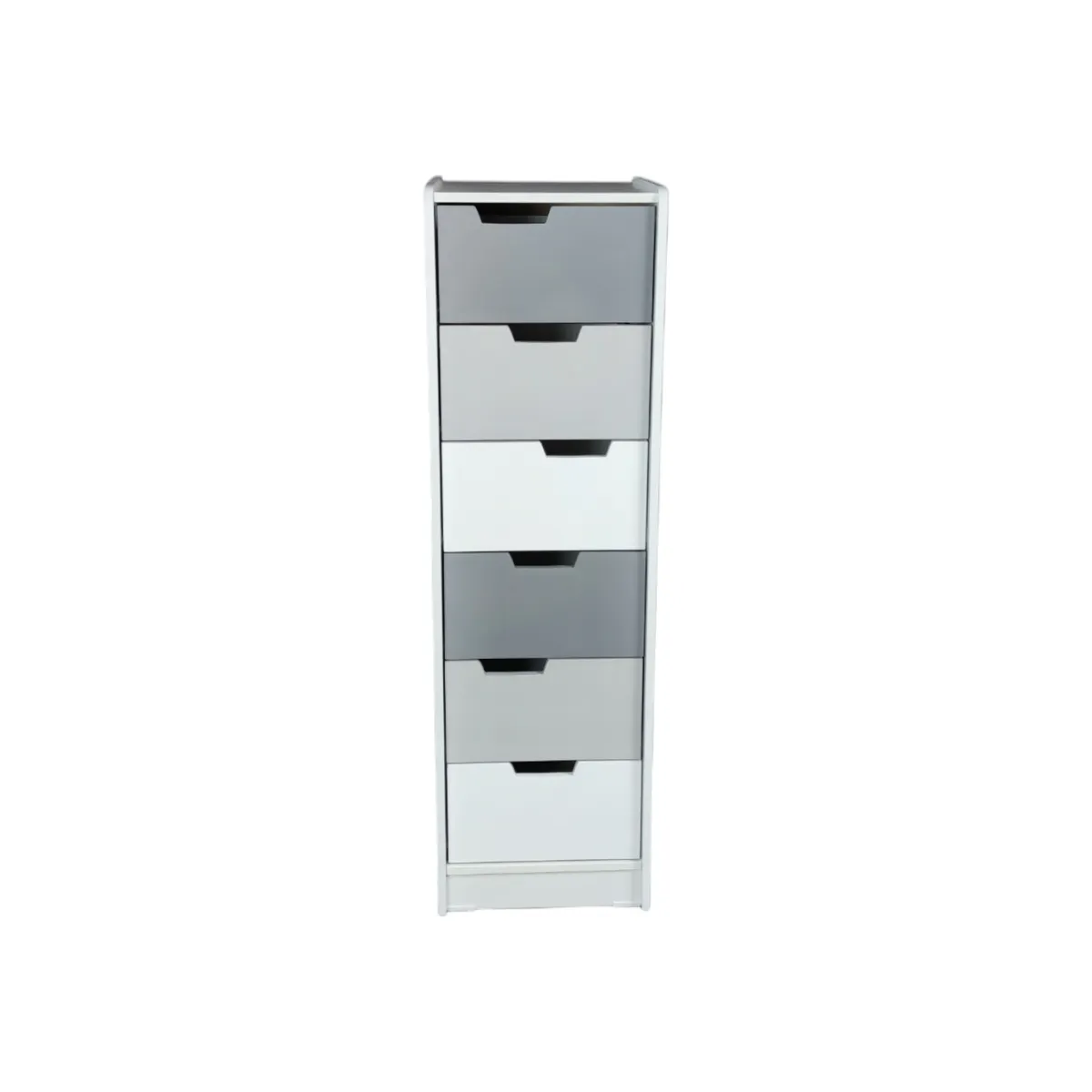 MUEBLES KIDS - Cajonera SLIM 6 cajones gris kandoo