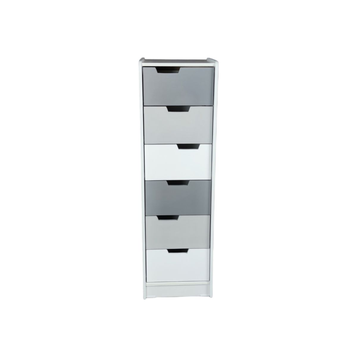 MUEBLES KIDS - Cajonera SLIM 6 cajones gris kandoo
