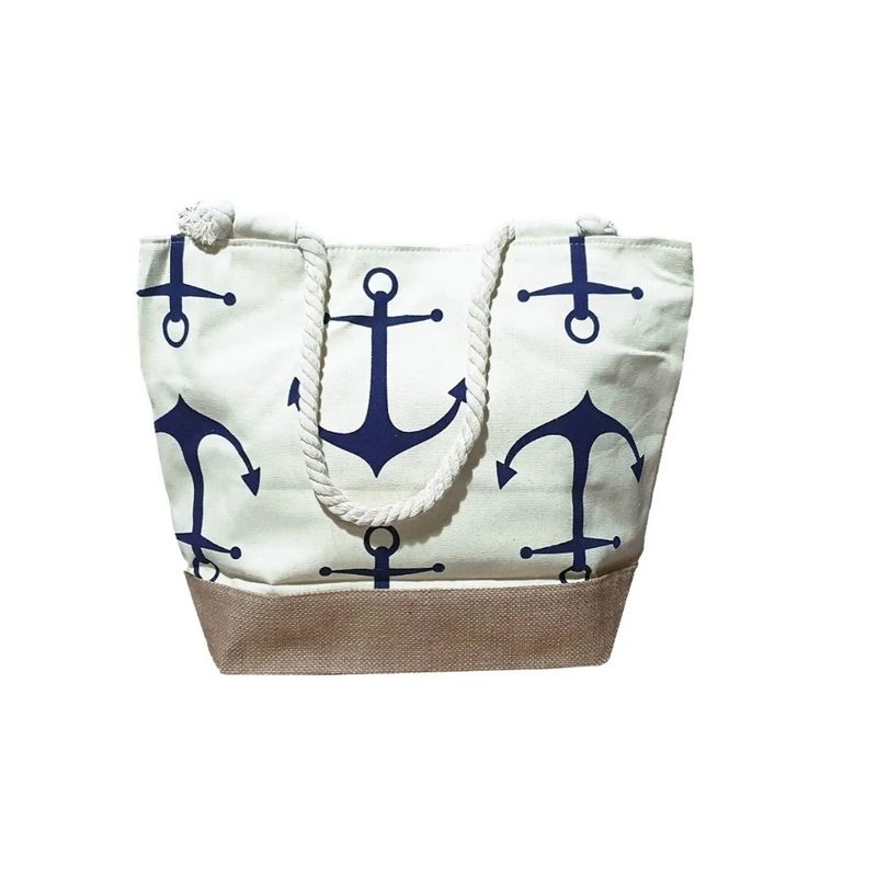 GENERICO - Bolso Cartera Playa Piscina Verano Tela