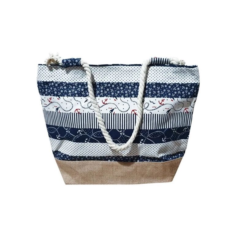 GENERICO - Bolso Cartera Playa Piscina Verano Tela