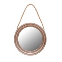 Espejo decorativo con correa