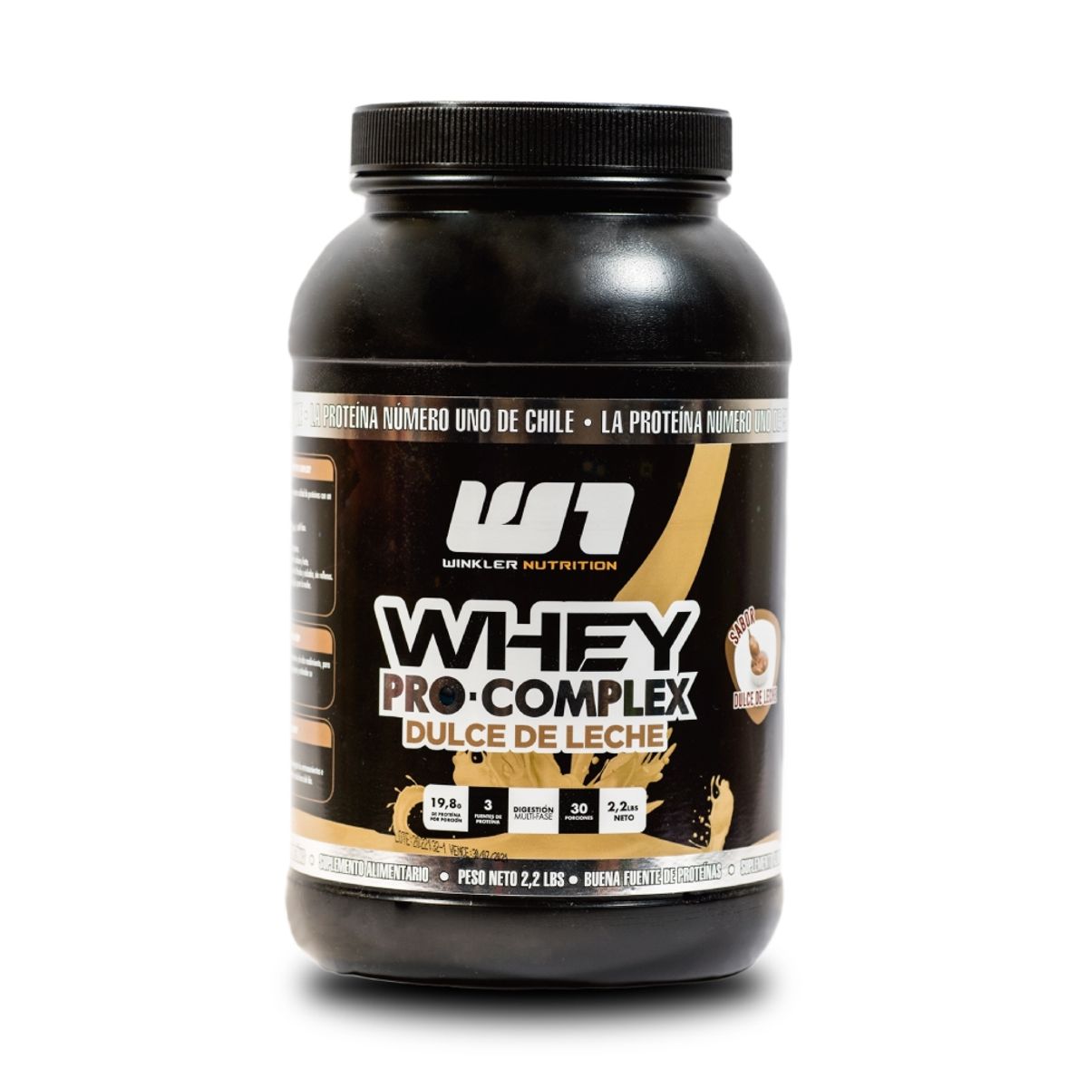 WINKLER NUTRITION - Proteína Whey Procomplex sabor Dulce de leche 1 kg. 30 servicios.