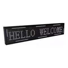 GENERICO - Letrero Led Luminoso Programable Inalámbrico Wifi Blanco Frío