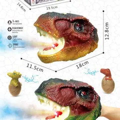 GENERICO - Juguete Tiranosaurio T-Rex Con Sonido - Luz Y Vapor
