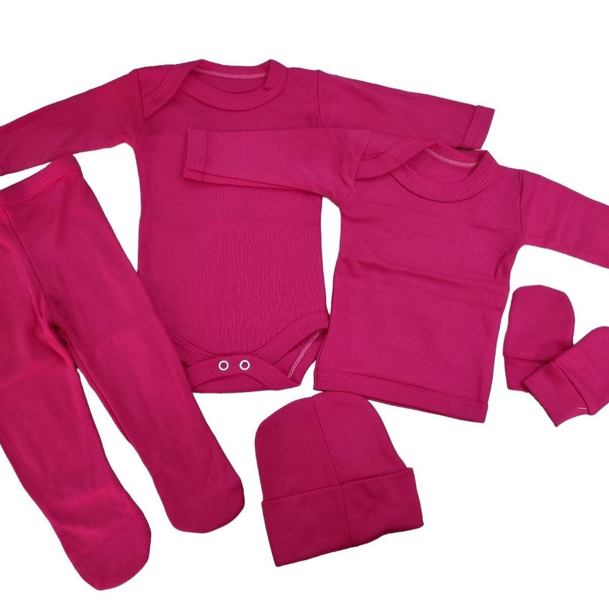 AGW - Pack 3 Ajuar Bebé Cítricos (niña). 15 Unidades