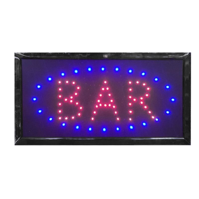 GENERICO - Letrero Led Signs Luminoso Aviso - BAR