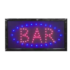 GENERICO - Letrero Led Signs Luminoso Aviso - BAR