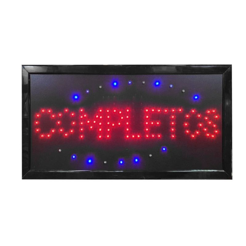 GENERICO - Letrero Led Signs Luminoso Aviso - COMPLETOS