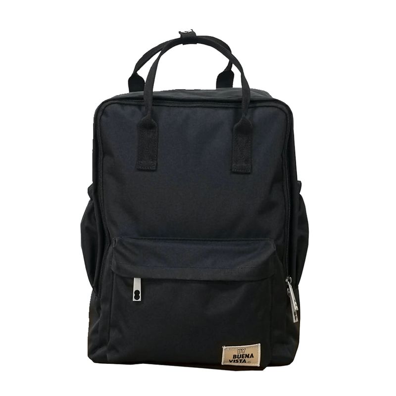BUENAVISTA - Mochila Impermeable para Notebook Big Bike Negro