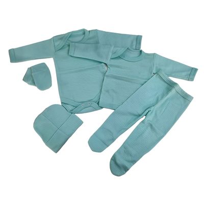 Imagen 2 del producto Pack 3 Ajuar Bebé Rayas (niño). 15 Unidades