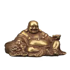 GENERICO - Buda Gordo Mini Estatua Buda Gordo Hincado Decorativo