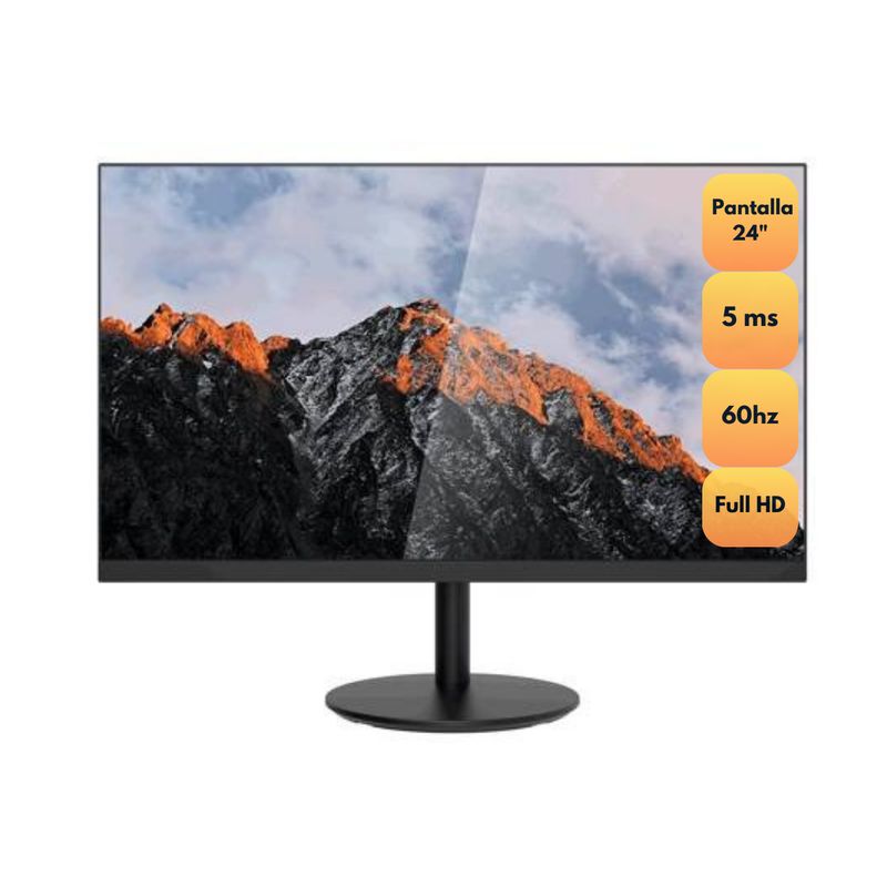 DAHUA - Led Monitor 24" FHD Dahua A200/ 5ms, 60 Hz, Panel VA/ (HDMI/VGA) Nuevo