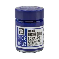 SAKURA - Témpera Profesional Poster Color Ultramarino 30ml