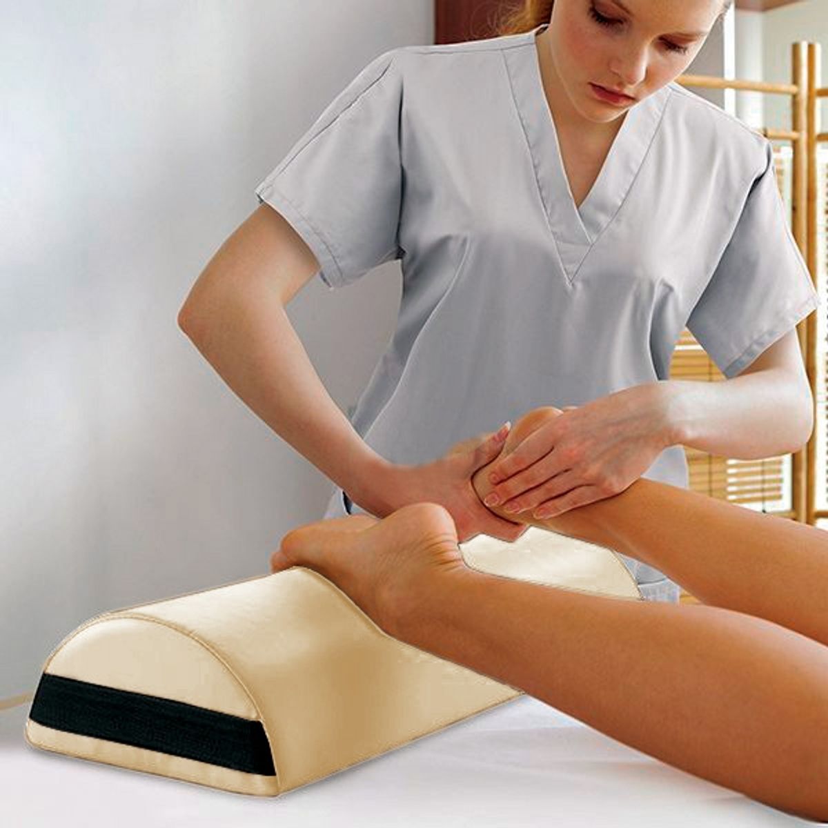 GENERICO - Cojin Medio Almohada Para Camilla Mod - Eb003 - Crema