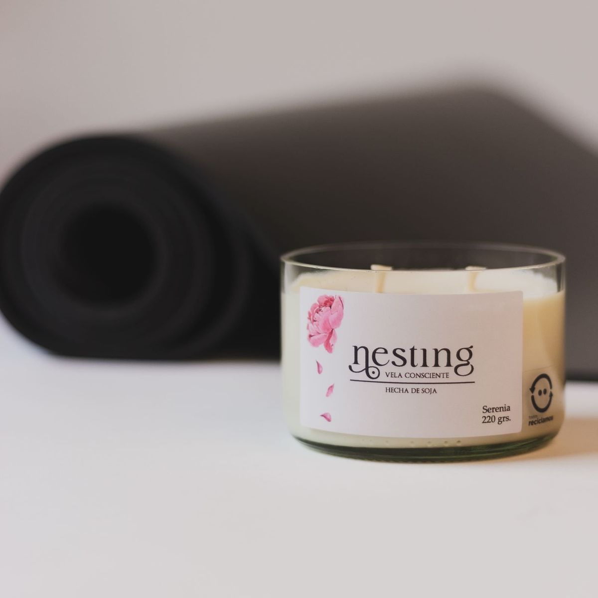 GENERICO - Vela Aromatica de cera de soja  Serenia  220 gramos