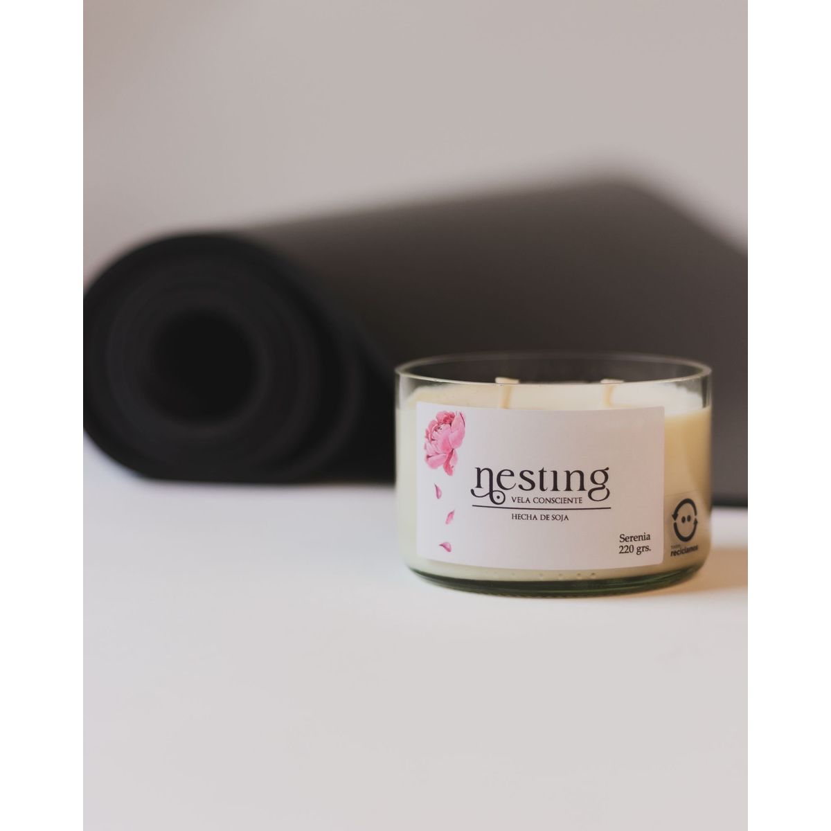 GENERICO - Vela Aromatica de cera de soja  Serenia  220 gramos