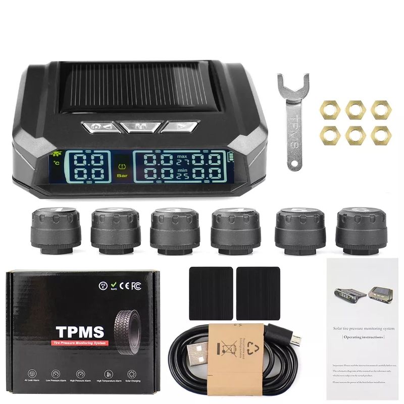GENERICO - Sensor De Presión Neumáticos Tpms Camion Bus 6 Sensores