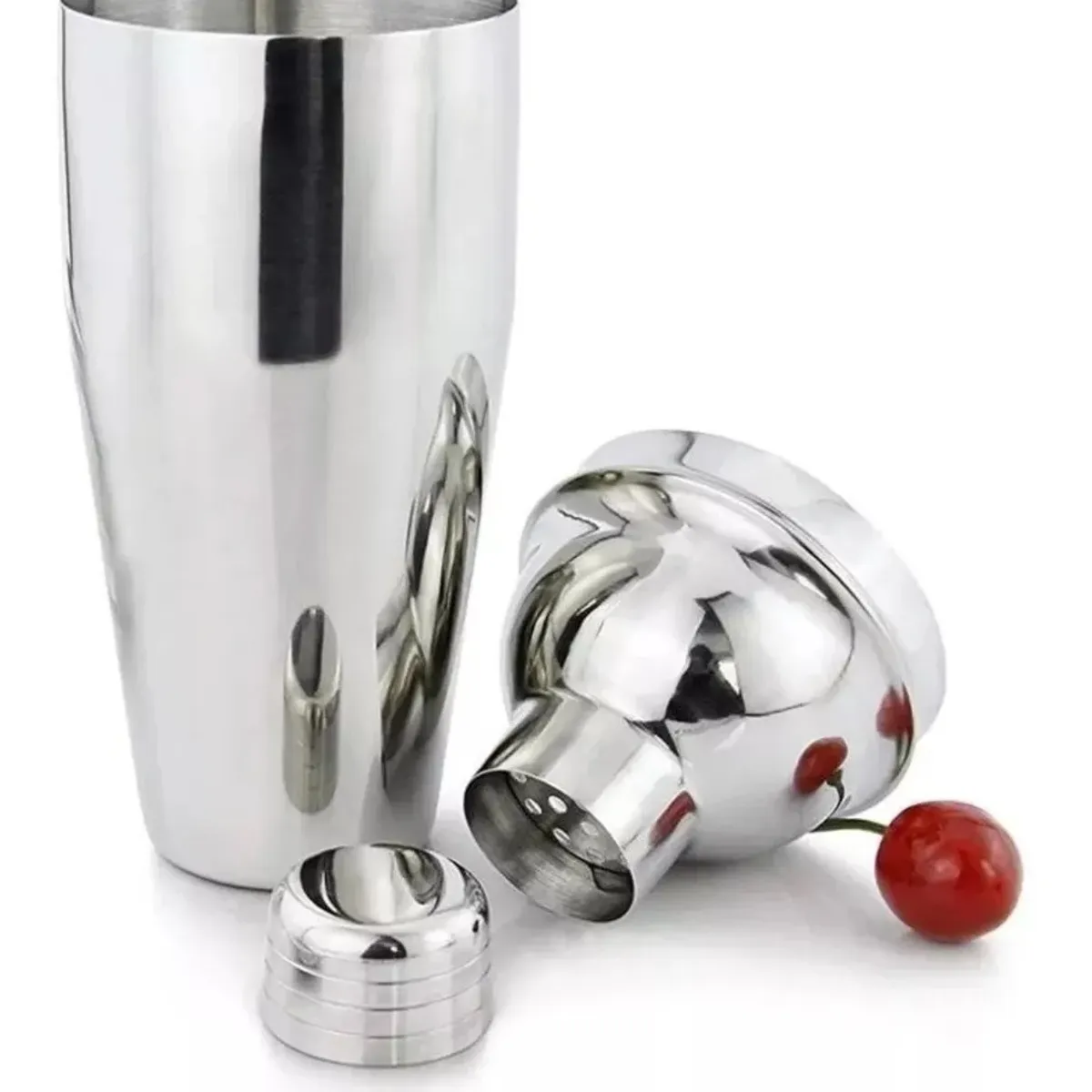 GENERICO - Vaso Coctelero Acero Inoxidable Tragos Coctel 500ml Bebidas