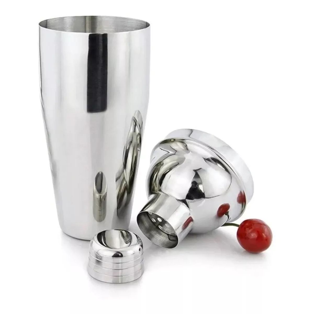 GENERICO - Vaso Coctelero Acero Inoxidable Tragos Coctel 500ml Bebidas