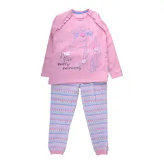 PILLIN - Set 2 Pzas Pijama Niña Rosado