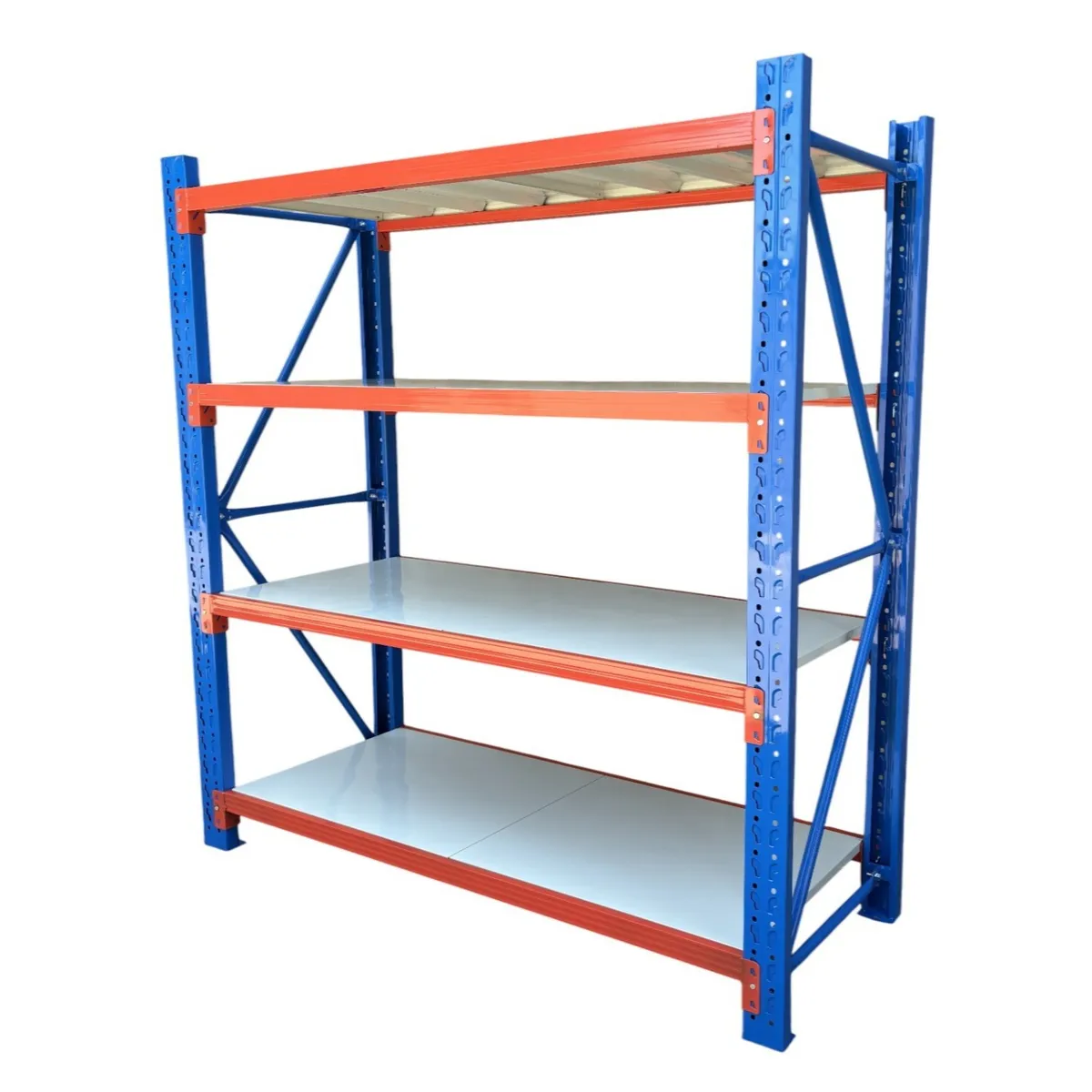 PROCHEF - Estante Mini Rack acero 2x2 mt 4 bandejas Color Cap. 800 kg
